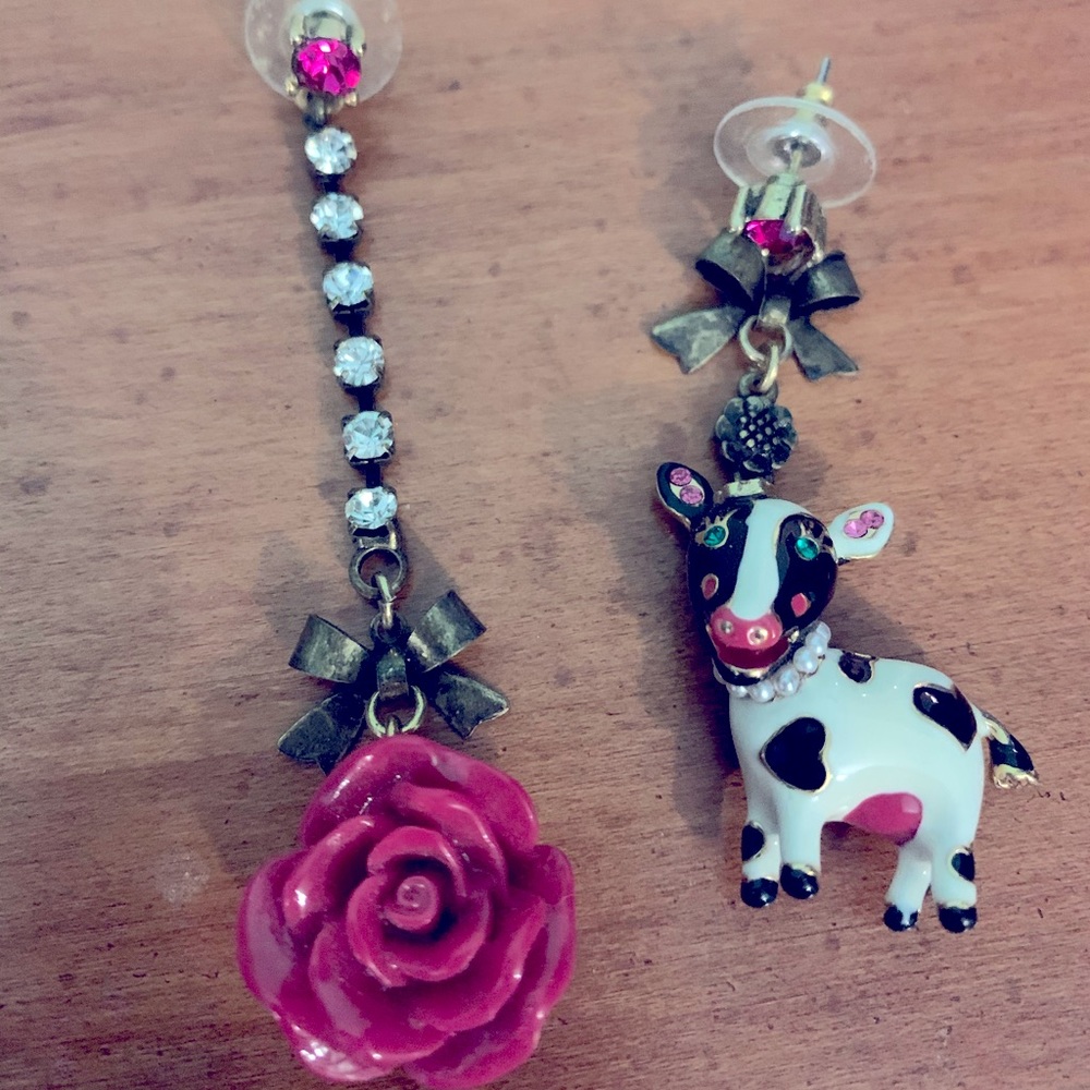 Betsey Johnson - Mismatched Earrings